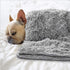 BENRON Small Dog Blanket for Couch Bed Crate, Cozy Reversible Fleece Dog Blanket, Washable Fluffy Throw Blankets 20x30 Inches Grey...