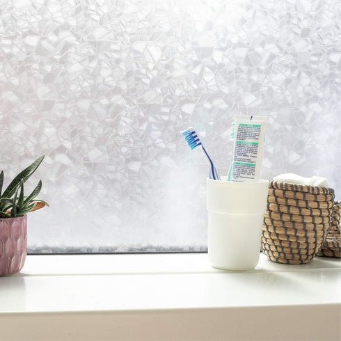 d-c-fix 346-0166 Self-Adhesive Privacy Glass Window Film, Splinter, 17" x 78" Roll...
