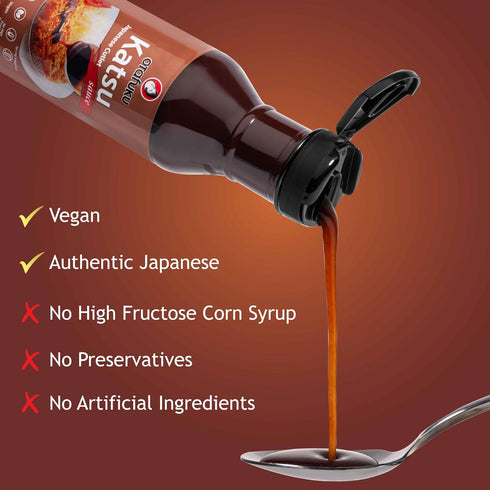 Otafuku Japanese Tonkatsu Sauce, Rich and Savory Katsu Sauce for Japanese Fried Pork Cutlets, Gluten Free and Vegan (14 Ounces)...