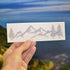 Mountain and Pine Trees Decal for Car Trunk, Camper Van, Truck Forest Vinyl Bumper Sticker | Vehicle Badge Overlay Body Emblem Graphic...