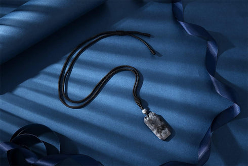 MAIBAOTA Crystal Necklace for Men Women Healing Crystal Stone Bar Pendant Necklace Adjustable Rope Necklace Natural Gemstone Necklace Jewelry...