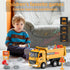 Race Remote Control Dump Truck - RC Construction Vehicles with LED Lights and Simulation Sound Rechargable Hydraulic Car for 6 7 8 9 Year Old Boys...
