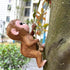 Climbing Monkey Tree Hugger Garden Monkey Statue Resin Animal Sculpture Yard Decor for Outside, Funny Tree Climber Figurine Outdoor Patio Lawn Dec...