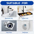Yugou Drain Cleaner, Sink Drain Foam Cleaner, Sink Drain Cleaner, Drain Foam Cleaner, Kitchen Drain Foam Cleaner, Bathroom Drain Foam Cleaner, Pow...