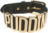 Adjustable Fashion High Neck Black Belt Letter Gold Puddin Choker Necklace Collar for Women Girls Adult Kids Prime (About 1.2 Inch Width)...