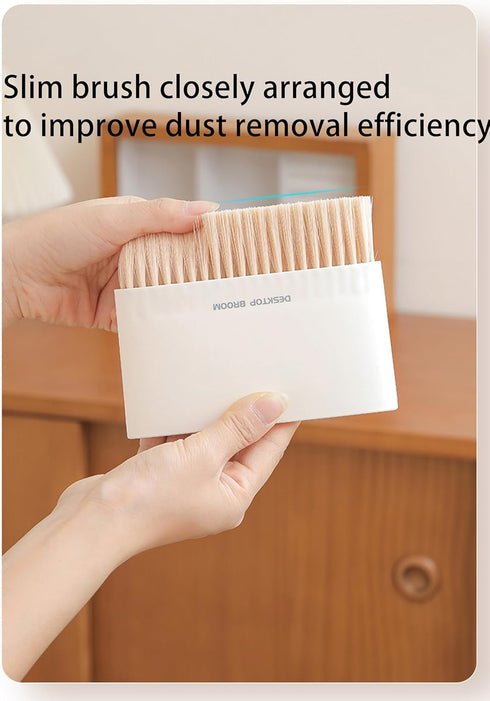 Small Broom and Dustpan Set, Portable Hand Whisk Broom Brush, Mini Hanging Trash Can,Soft Bristle Household Brooms with Dust Pan Combo Set for Cle...