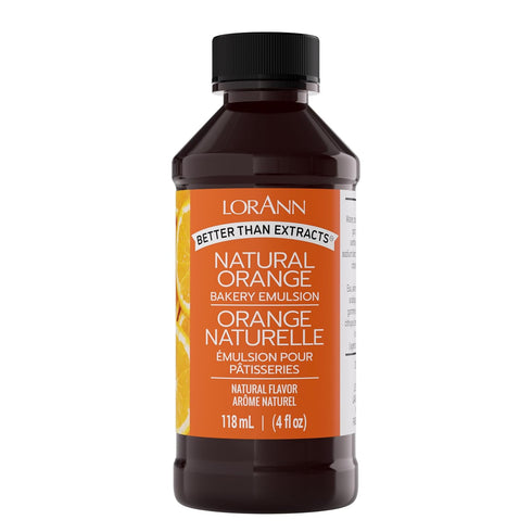 LorAnn Oils Orange Bakery Emulsion: True Essence, Ideal for Boosting Fruit Tones in Cakes, Cookies & Desserts, Gluten-Free, Keto-Friendly, Extract...