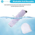 2 Brush and Filter kit for Shark WD101 HydroVac XL 3-in-1 Vacuum, Fit for Shark AW302 WD201 WD100 WD200 WD101 HydroVac Vacuum, Replace part WDFF1 ...