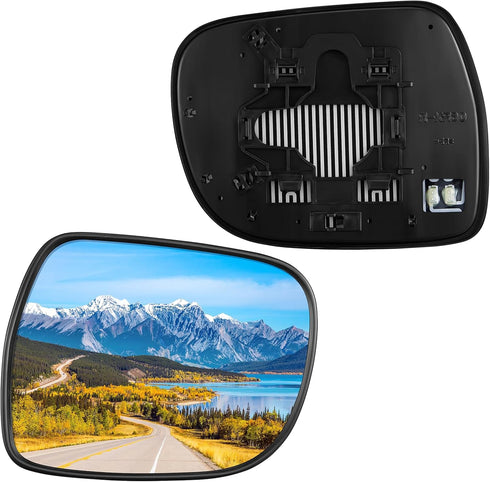 BDFHYK Passenger Right Side Heated Mirror Glass Compatible with Lexus 2004-2006 RX330, 2007-2009 RX350, 2006-2009 RX400h Side View Exterior Mirror...