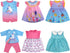 6 Pack Doll Clothes for 13-16 inch Baby Dolls, Dress for 13-16 inches Dolls, Compatible with Toy JC, Toy Manhattan, Toy Doug Melissa...