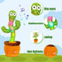 Dancing Cactus, Talking Cactus Toy, Dancing Cactus Mimicking Toy, Repeating and Recording What You Say, Cactus Baby Toy with LED, Repeat, Dance, R...