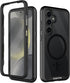 wahhle Samsung Galaxy S24 Case, Magnetic Wireless Charging Built in Screen Protector Full Body Shockproof Slim Fit Bumper Protective Phone Cover f...