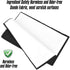 SEVENWELL 2pcs Jewelry Polishing Cleaning Cloth Large 10'' x 12'' for Sterling Silver Jewelry Gold, Diamond, Platinum, Precious Stones, Coins (Bla...