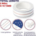 1/4" Seam Diagonal Seam Tapes - 10Yard Each Roll Sewing Basting Tape for Stitching Straight Diagonal Seams Instruction Tool (2Pack)...