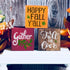 24 Pc Fall Stencils for Painting on Wood 3 inch - Holiday and Fall Stencils for Crafts Reusable for DIY Decoration Ornaments Cards Signs Fabric Wi...