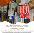 4Pack Garage Storage Hooks Attachment Compatible with Milwaukee M18 Fuel Quik-Lok, for garages, basements, backyards, cars, houses, storage rooms,...