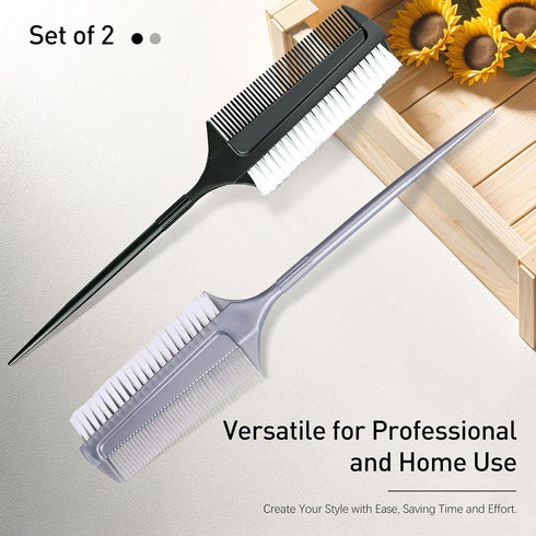 Professional hair coloring tools, multifunctional hair comb, ergonomic hair dye comb, lightweight hair styling tool, personal and professional hai...