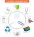 3 in 1 Cup Lid Cleaning Brush, 2024 New Crevice Cleaning Brush for Bottle Gap Tight Spaces Cup, 3 in 1 Multifunctional Cleaning Brush Portable Cup...