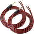 1/4 TS Plug to Bare Speaker Wire Audio Cable to 6.35mm Male Mono Adapter Replacement Open End (3feet*2)...