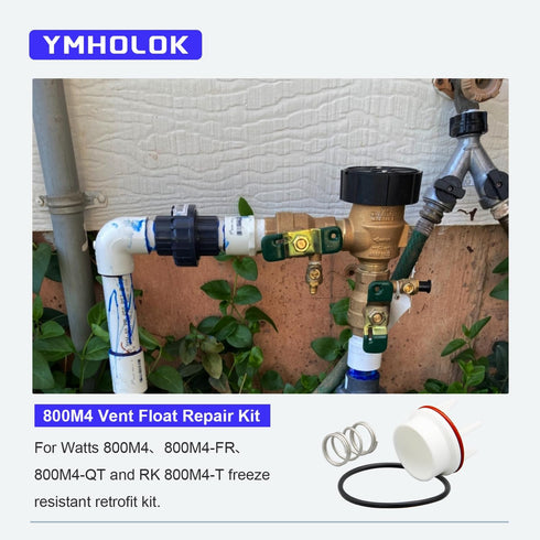 800M4 Vent Float Repair Kit Fit for Watts 1 inch 800QT Backflow Valve 0887715 887715 RK 800M4-FR-V1...