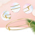 UPINS 60Pcs Expandable Bangle Bracelets DIY Jewelry Making Blank Bracelets Women Adjustable Wire Bracelets, Silver & Gold...