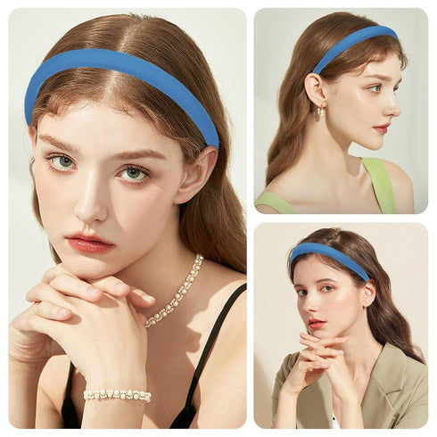 Headbands for Women, Padded Headband Makeup Spa Facial Headband Soft Sponge Hairband Hair Accessories for Washing Face, Makeup Removal, Shower, Sk...