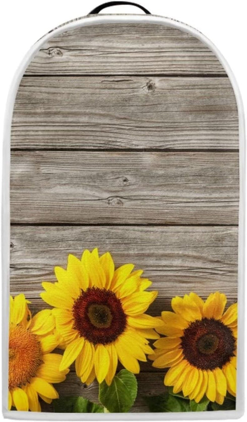 Wood Sunflower Blender Dust Cover, Fingerprint Protection Cover for Stand Mixer or Coffee Machine, Home Kitchen Appliance Cover for Stain Dust Res...