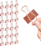 Large Rose Gold Binder Clips 1.6 inch 24 pcs, Capacity 0.66 Inch 41 mm fold clips, Large Binder Clips, Paper Binder Clips, Large Paper Clips, Offi...