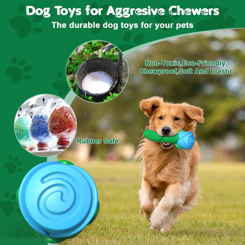 Rose Pet Fetching Dog Toys for Chew Throwing Bumpy Dog Pool Toys, Floats on Water - Interactive Dogs Chew for Training & Cleaning Teeth Aggressive...