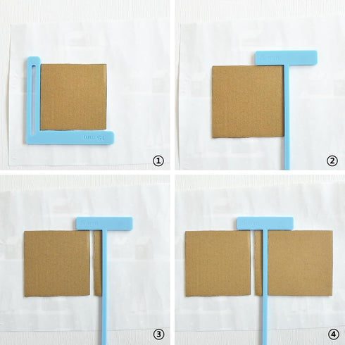 UPTTHOW 6Pcs Bookbinding Easy Scrapbooking Tool for Starter, Complete Great Stencils and Cutter Guide Kit Can Be Made Into Notebook Calender Junk ...