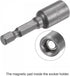 uxcell Quick-Change Nut Driver Bit, 1/4" Hex Shank 7mm Magnetic Nut Setter Drill Bits, 1.89" Length, Metric...