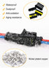352Pcs Waterproof Car Electrical Connector Terminals Automotive Electrical Wire Connector Plug Kit 1/2/3/4 Pin Connectors Male and Female...
