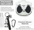 Compatible with Apple AirPods Pro 2nd/1st Generation Case Cover with Cleaner kit and Cute Keychain, Glow in The Dark Funny Anime Cool Soft Silicon...