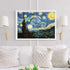 1000 Pieces Jigsaw Puzzles Adults The Smallest Size Starry Night Puzzles Difficult Famous Painting Thicker Paper Puzzle for Adult(Size 42.5X 30cm)...