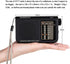 Retekess V117 Portable Radios AM FM, Shortwave Radio with Clear Dial, Transistor Radio with Best Reception for Seniors (Black)...