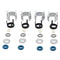 4 Set Fuel Injectors Seals Repair Kit 06H998907A Replacement for Golf GTI Tiguan A3 A4 A5 A6 A8 Q32.0T……...