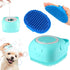 3PCS Dog Bath Brush, Dog Scrubber for Bath, Dog Bath Supplies, Dog Shampoo Brush with Adjustable Ring Handle, Bathing and Massaging Brush Christma...