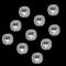 10 PCS Rhinestone Crystal Buttons Sewing Button with Shank, for DIY Crafts Clothes Bags Embellishment Decoration, SHUNLI...