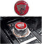 Pursuestar Gear Shift Knob Cover Center Control Switch Decal Trim Sticker fit for Jaguar XFL XE XEL XJ XJL F-PACE F-Type...