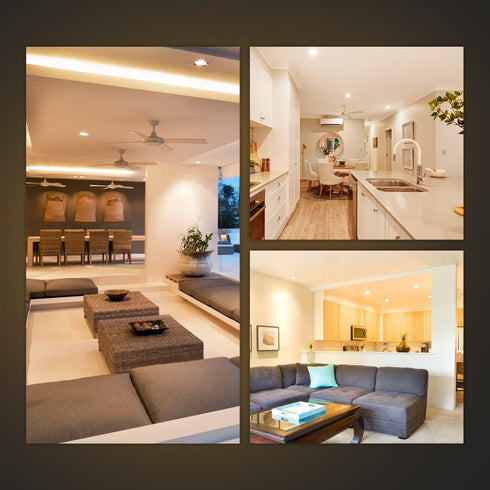 Torkase GU10 LED Bulb, Dimmable GU10 MR16 LED Bulbs 2700K Warm White, 120V 500LM Track Light Bulbs 5W 50W Equivalent, 90% Energy Saving, 40 Degree...