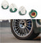 4PCS Strawberry Car Tire Valve Stem Caps, Bling Crystal Rhinestone Tire Valve Stem Covers, Dustproof Wheel Valve Covers for Women, Universal Car A...