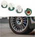 4PCS Strawberry Car Tire Valve Stem Caps, Bling Crystal Rhinestone Tire Valve Stem Covers, Dustproof Wheel Valve Covers for Women, Universal Car A...