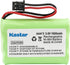 Kastar 3-Pack AAAX3 3.6V MSM 1000mAh Ni-MH Rechargeable Battery for Uniden Cordless Phone BT-446 BT446 BP-446 BP446 BT-1005 BT1005 TRU8885 TRU8885...