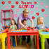 You are Loved Valentine's Day Bulletin Board Valentine's Day Cutouts with Motivational Positive Sayings Bulletin Cardboar for Classroom School Nur...