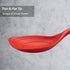 Large Silicone Cooking Spoon, Non-Stick Solid Spoon set with Deep Bolw and Measurement Mark for Mixing, Serving, Draining, Scooping, Scraping, Hea...