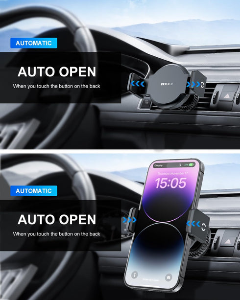 MEIDI for Magsafe Car Mount Charge 15W, Car Mount for iPhone Wireless Fast Charging, Magnetic Car Phone Mount Holder for Magsafe Charger Vent Moun...