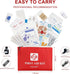 Small First Aid Kit, 150 Piece with Foil Blanket, Scissors First Aid Bag for Emergency, Home, Camping, Travel, Sports, Office, Outdoor, Car, Schoo...