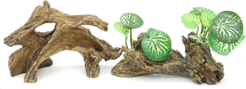 Artificial Driftwood for Aquarium Decor Plastic Plant Branches Ornament for Fish Tank Decorations (Style C)...