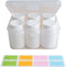 Empty Plastic Pill Bottle Organizer Medicine Bottle Vitamin Bottle Chemical Containers with Caps (40ml)...