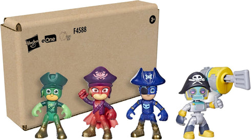 PJ Masks Ahoy Heroes Action Figure Set, Preschool Toy for Kids Ages 3 and Up, Includes 4 Action Figures and 1 Accessory...